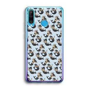 CaseCompany Zeemeermin: Huawei P30 Lite Transparant Hoesje