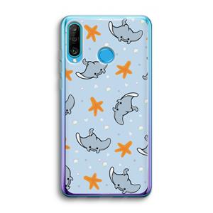 CaseCompany Manta: Huawei P30 Lite Transparant Hoesje