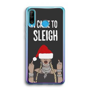 CaseCompany Came To Sleigh: Huawei P30 Lite Transparant Hoesje