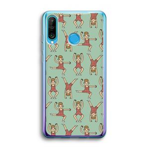 CaseCompany Gymboys: Huawei P30 Lite Transparant Hoesje