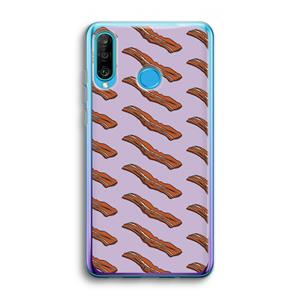 CaseCompany Bacon to my eggs #2: Huawei P30 Lite Transparant Hoesje