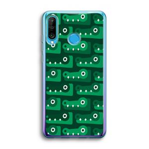 CaseCompany Crocs: Huawei P30 Lite Transparant Hoesje