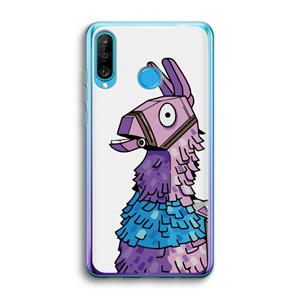 CaseCompany Lama: Huawei P30 Lite Transparant Hoesje