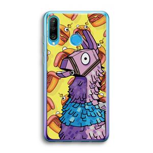 CaseCompany Loot Burger: Huawei P30 Lite Transparant Hoesje