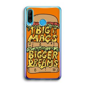 CaseCompany Big Macs Bigger Dreams: Huawei P30 Lite Transparant Hoesje