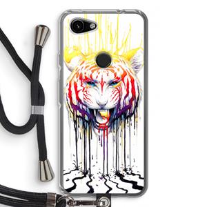 CaseCompany Fading: Pixel 3a Transparant Hoesje met koord
