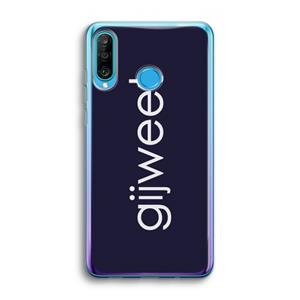 CaseCompany Gijweet: Huawei P30 Lite Transparant Hoesje
