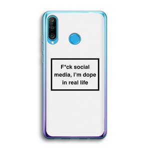CaseCompany I'm dope: Huawei P30 Lite Transparant Hoesje