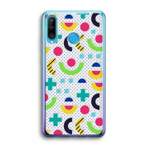 CaseCompany 8-bit N°1: Huawei P30 Lite Transparant Hoesje