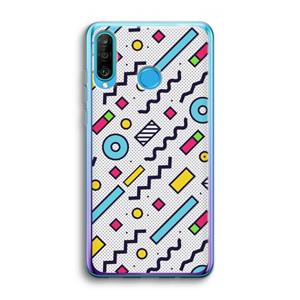 CaseCompany 8-bit N°8: Huawei P30 Lite Transparant Hoesje