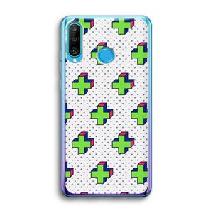 CaseCompany 8-bit N°10: Huawei P30 Lite Transparant Hoesje