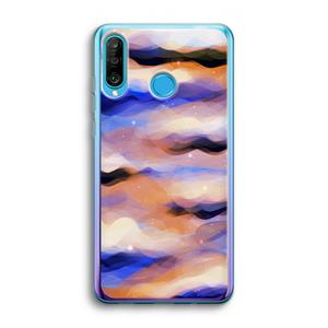 CaseCompany Donkere Wolken: Huawei P30 Lite Transparant Hoesje