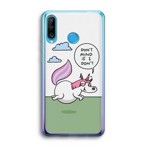 CaseCompany Unicorn: Huawei P30 Lite Transparant Hoesje