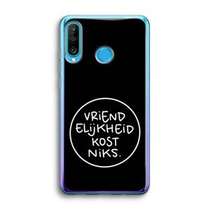 CaseCompany Vriendelijkheid: Huawei P30 Lite Transparant Hoesje