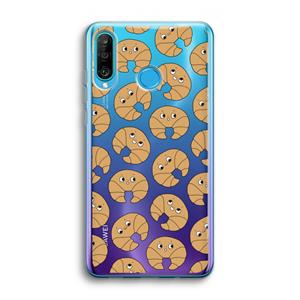 CaseCompany Croissant: Huawei P30 Lite Transparant Hoesje