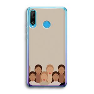 CaseCompany Girls girls girls: Huawei P30 Lite Transparant Hoesje