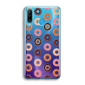 CaseCompany Donuts: Huawei P30 Lite Transparant Hoesje