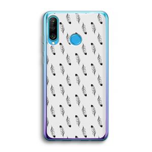 CaseCompany Pluimen: Huawei P30 Lite Transparant Hoesje