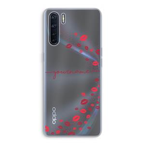 CaseCompany Kusjes: Oppo A91 Transparant Hoesje