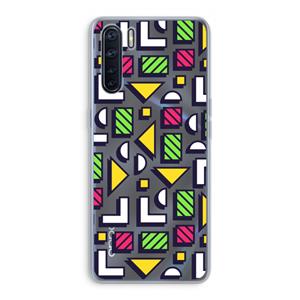 CaseCompany 8-bit N°4: Oppo A91 Transparant Hoesje