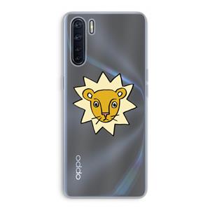 CaseCompany Kleine leeuw: Oppo A91 Transparant Hoesje