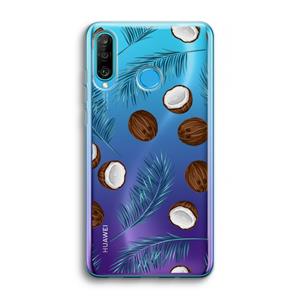 CaseCompany Kokosnoot roze: Huawei P30 Lite Transparant Hoesje