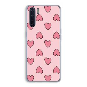 CaseCompany Ondersteboven verliefd: Oppo A91 Transparant Hoesje