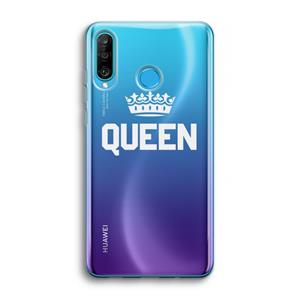 CaseCompany Queen zwart: Huawei P30 Lite Transparant Hoesje
