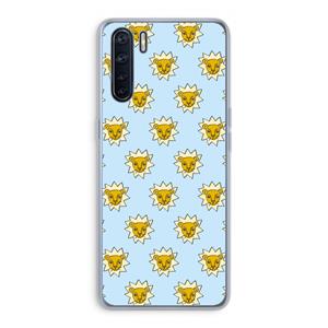 CaseCompany Leeuwenkoppen: Oppo A91 Transparant Hoesje