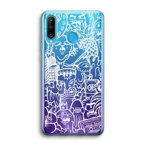 CaseCompany Vexx Mixtape #2: Huawei P30 Lite Transparant Hoesje