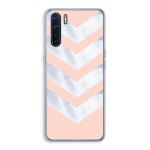 CaseCompany Marmeren pijlen: Oppo A91 Transparant Hoesje