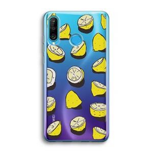CaseCompany When Life Gives You Lemons...: Huawei P30 Lite Transparant Hoesje