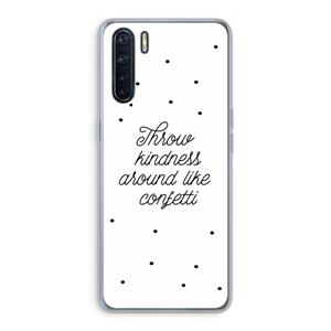 CaseCompany Confetti: Oppo A91 Transparant Hoesje