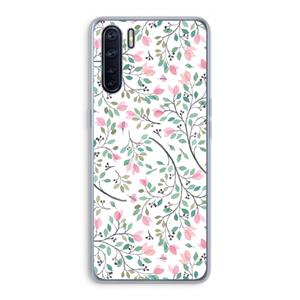 CaseCompany Sierlijke bloemen: Oppo A91 Transparant Hoesje