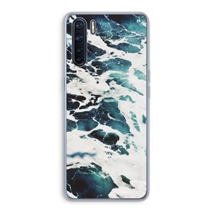CaseCompany Golven: Oppo A91 Transparant Hoesje