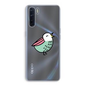 CaseCompany Birdy: Oppo A91 Transparant Hoesje