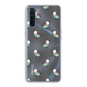 CaseCompany Vogeltjes: Oppo A91 Transparant Hoesje