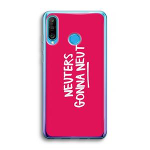 CaseCompany Neuters (roze): Huawei P30 Lite Transparant Hoesje