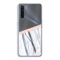 CaseCompany A touch of peach: Oppo A91 Transparant Hoesje