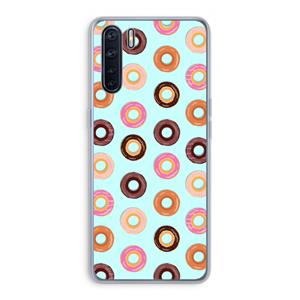 CaseCompany Donuts: Oppo A91 Transparant Hoesje