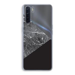 CaseCompany Combinatie marmer: Oppo A91 Transparant Hoesje