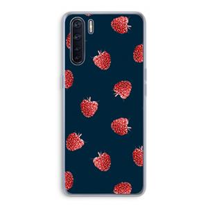 CaseCompany Framboosjes: Oppo A91 Transparant Hoesje