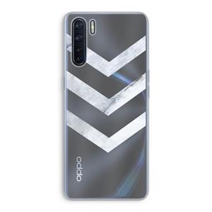 CaseCompany Marmeren pijlen: Oppo A91 Transparant Hoesje