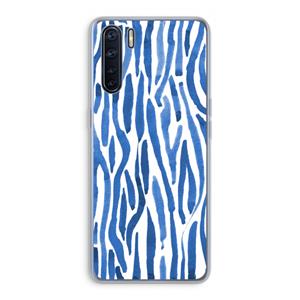 CaseCompany Blauwe nerven: Oppo A91 Transparant Hoesje