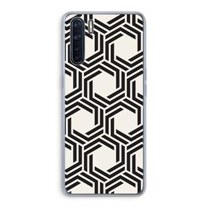 CaseCompany Geometrisch patroon: Oppo A91 Transparant Hoesje