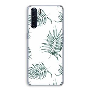 CaseCompany Simple leaves: Oppo A91 Transparant Hoesje