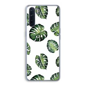 CaseCompany Tropische bladeren: Oppo A91 Transparant Hoesje