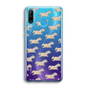 CaseCompany Ponys: Huawei P30 Lite Transparant Hoesje
