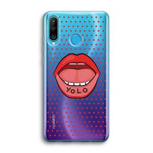 CaseCompany Yolo Denise: Huawei P30 Lite Transparant Hoesje