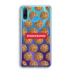 CaseCompany Koekerond: Huawei P30 Lite Transparant Hoesje